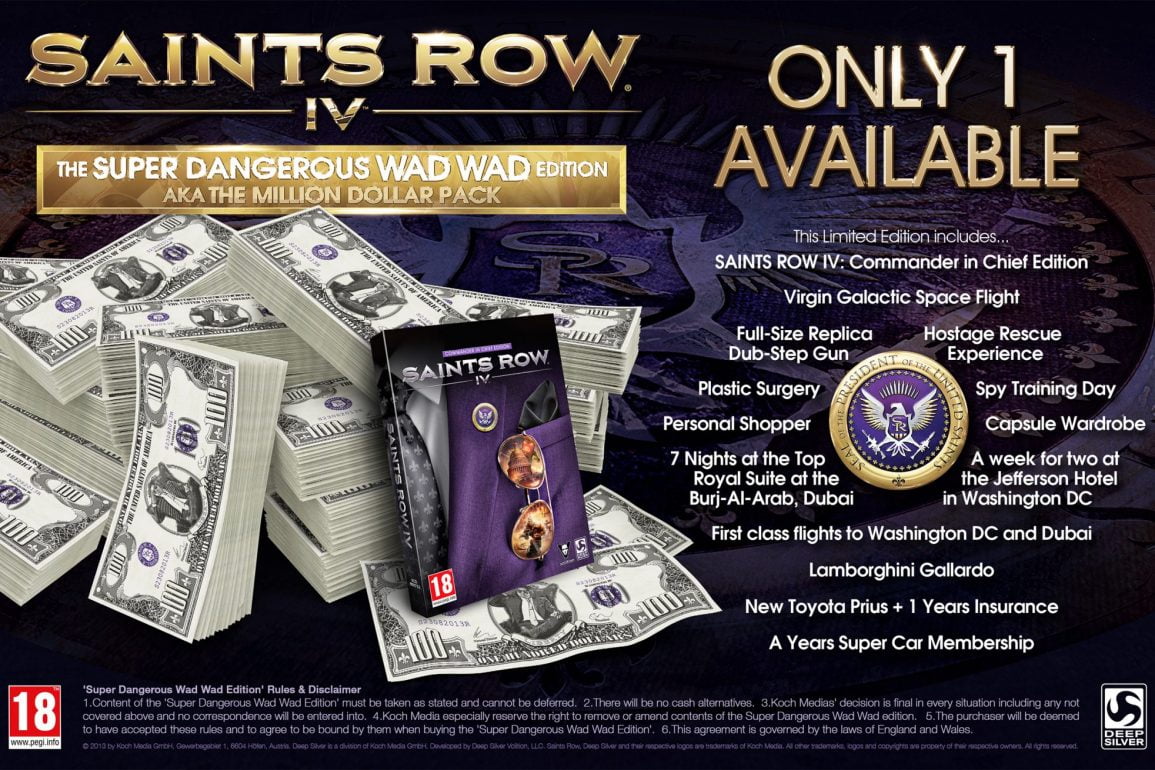 The Million Dollar Pack of Saints Row IV Saints Row IV